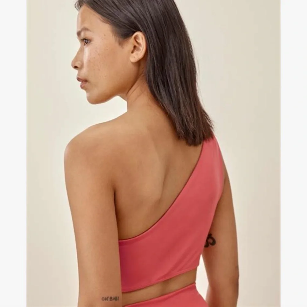 Reformation EcoMove Simone Bra in Hot Coral NWT Medium - Picture 3 of 8